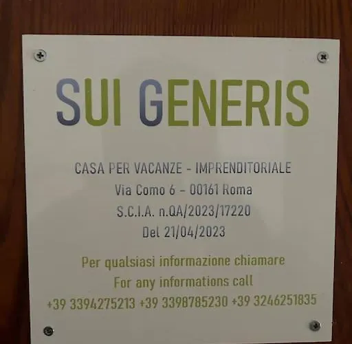 Apartament Sui Generis Casa Per Vacanze